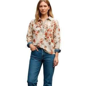 Tommy Hilfiger Long Sleeve Cotton Floral women’s top Large
